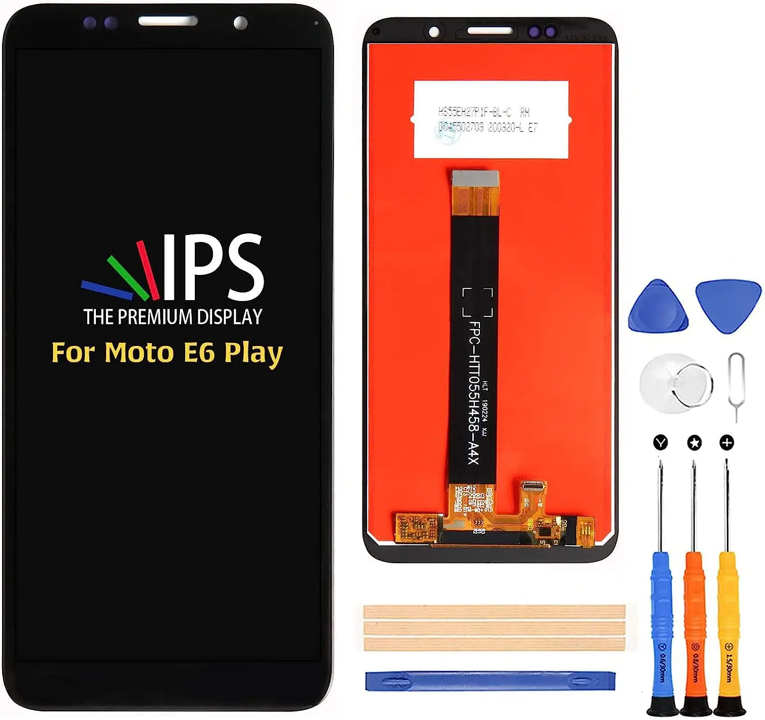 Moto E6 Play XT2029 5.5inch with Frame XT2029-1 XT2029-2 XT2029-3 LCD Display Touch Digitizer Screen Replacement Full Assembly
Moto E6 Play XT2029 5.5inch with Frame XT2029-1 XT2029-2 XT2029-3 LCD Display Touch Digitizer Screen Replacement Full Assembly