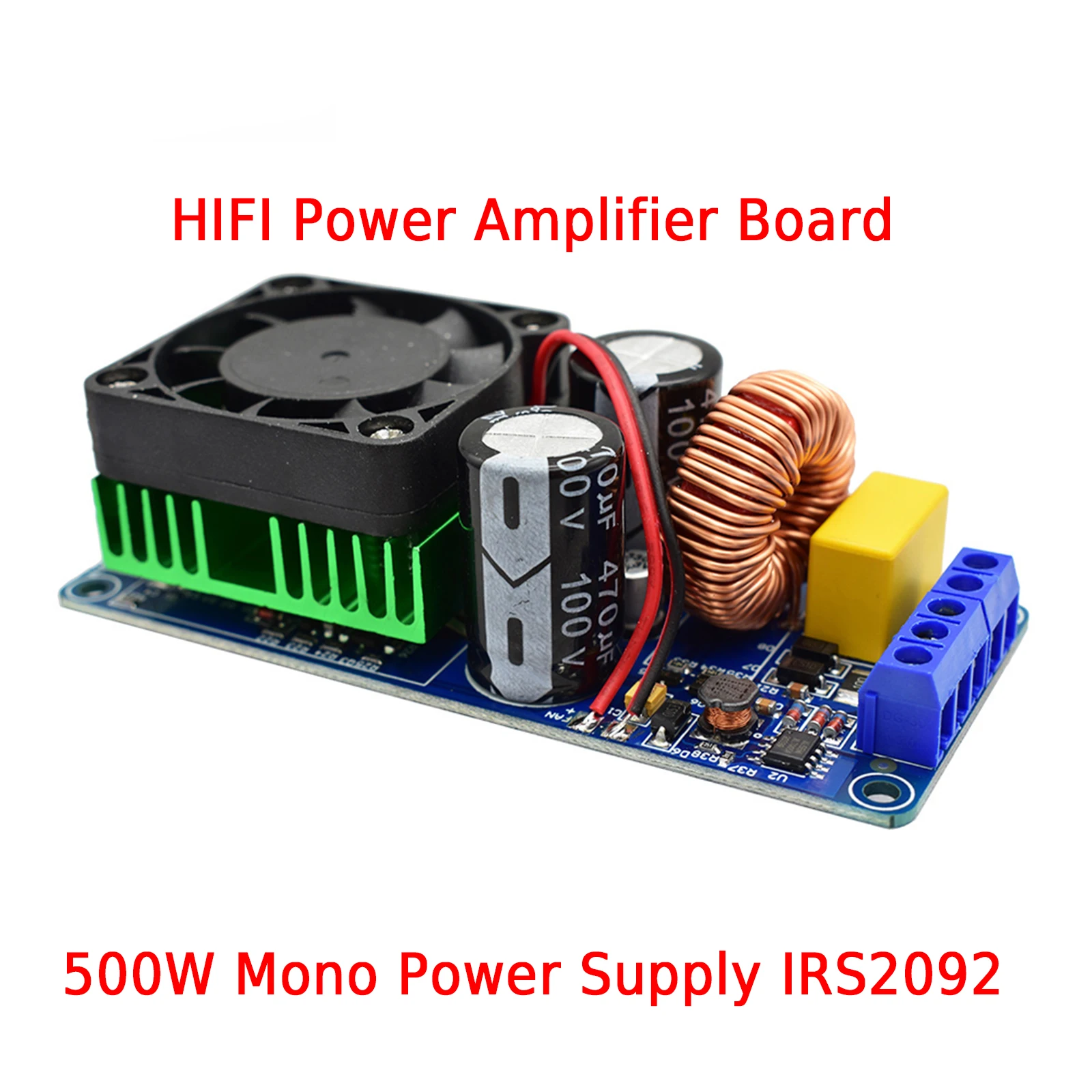 BREEZE HIFI Power IRS2092 500W Mono Channel Digital Power Amplifier Board Class D Stage Power Amplifier Board
BREEZE HIFI Power IRS2092 500W Mono Channel Digital Power Amplifier Board Class D Stage Power Amplifier Board