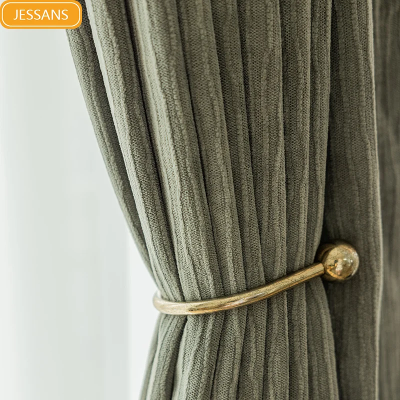 Custom Curtains for Living room bedroom Morandi chenille velvet blackout 2022 new solid color high-end European French style
Custom Curtains for Living room bedroom Morandi chenille velvet blackout 2022 new solid color high-end European French style