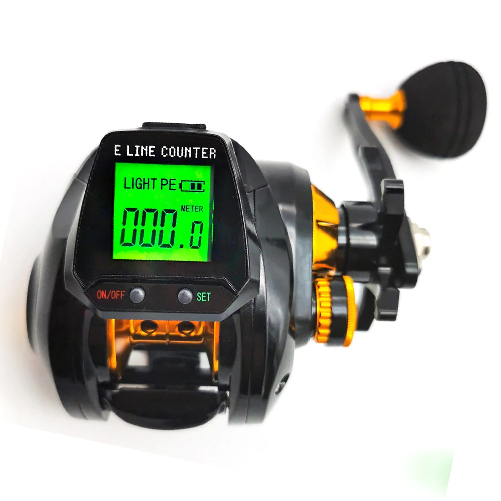 6.3:1 Digital Fishing Baitcasting Reel With Accurate Line Counter Large Display Bite Alarm Fish Reels Tackle Fishing Accessories
6.3:1 Digital Fishing Baitcasting Reel With Accurate Line Counter Large Display Bite Alarm Fish Reels Tackle Fishing Accessories