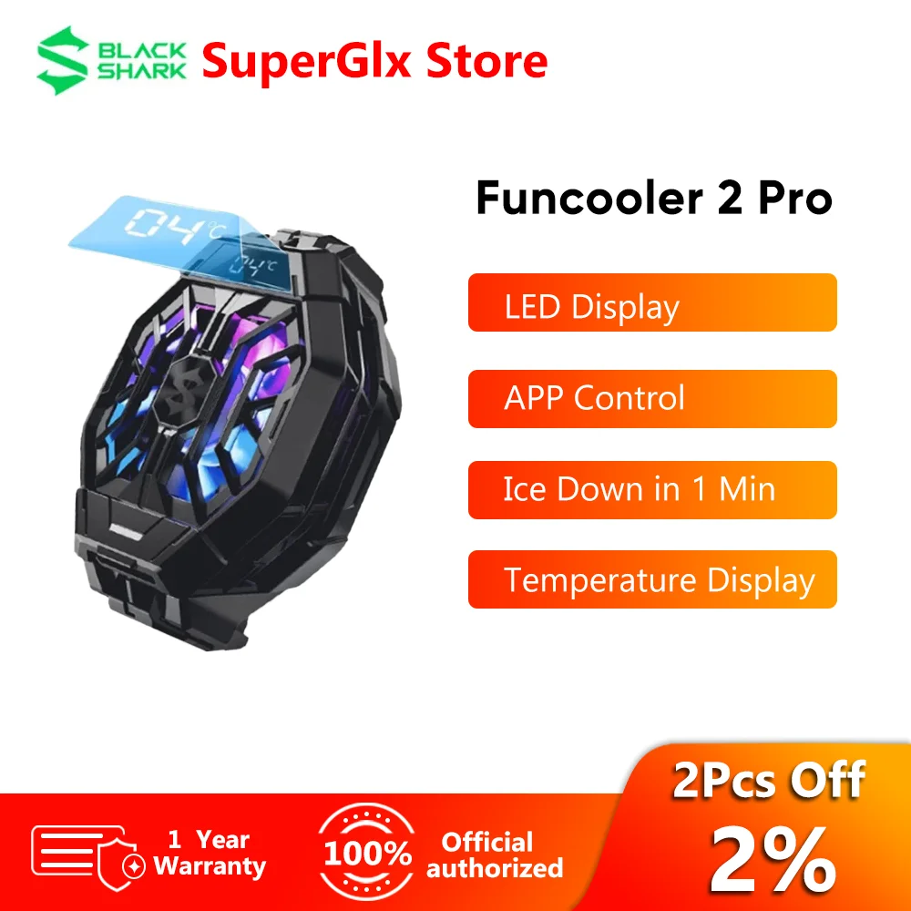 Original Black Shark 4 3 FunCooler 2 Pro Game Phone Cooler for Poco X3 F3 M3,Xiaomi Redmi Note 10,Redmagic 6,ROG 5 Mobile Phone
Original Black Shark 4 3 FunCooler 2 Pro Game Phone Cooler for Poco X3 F3 M3,Xiaomi Redmi Note 10,Redmagic 6,ROG 5 Mobile Phone
