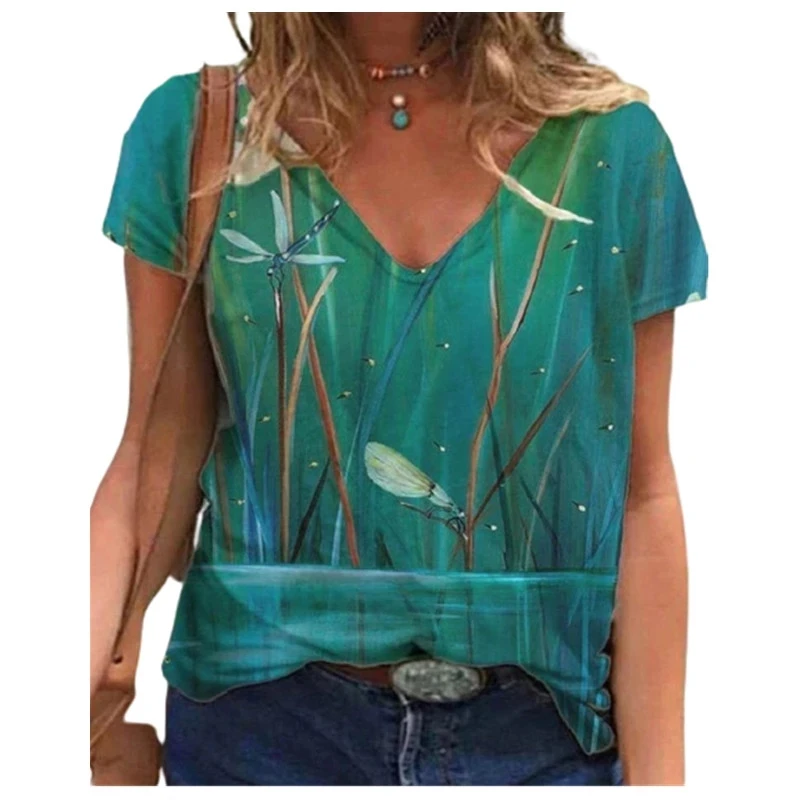 New 2021 Women Tie Dye 3D Print T Shirt Short Sleeve Loose Plus Size Tops Casual Oversize Ladies Tees Summer Clothes 3XL
New 2021 Women Tie Dye 3D Print T Shirt Short Sleeve Loose Plus Size Tops Casual Oversize Ladies Tees Summer Clothes 3XL