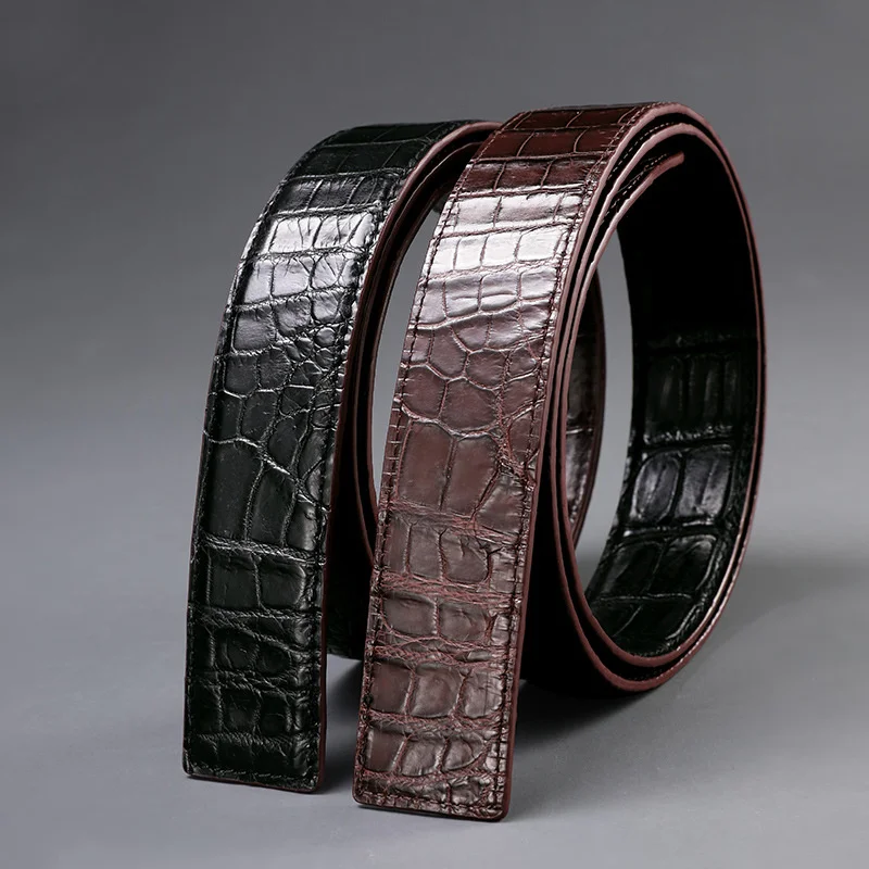 New Crocodile Belts Men Leather Western Belt Men's Business Smooth Buckle Double-sided Belly Tactical Waist Beads Lace Up Corset
New Crocodile Belts Men Leather Western Belt Men's Business Smooth Buckle Double-sided Belly Tactical Waist Beads Lace Up Corset