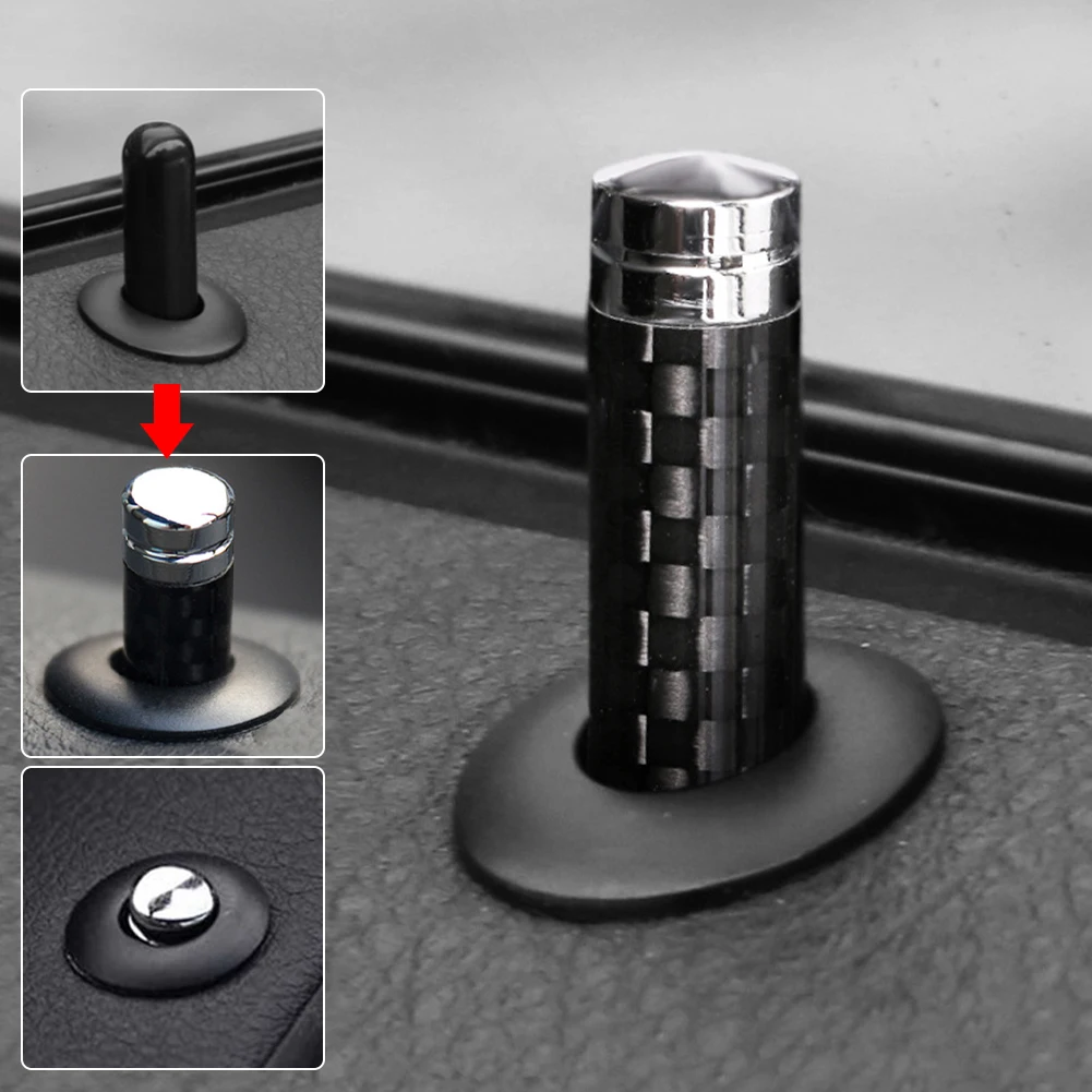 4Pcs Car Door Lock Pin Cover Door Bolt Decorative Cap Carbon Fiber for BMW E46 E90 E60 E39 F30 F10 E36 F20 G30 G20 G05 Parts
4Pcs Car Door Lock Pin Cover Door Bolt Decorative Cap Carbon Fiber for BMW E46 E90 E60 E39 F30 F10 E36 F20 G30 G20 G05 Parts