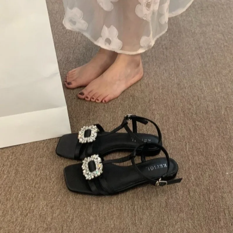 Shoes for Women 2023 Fashion Ankle Strap Women's Sandals Summer Open Toe Sequins Beach Sandals Female Casual Flat Sandals
Shoes for Women 2023 Fashion Ankle Strap Women's Sandals Summer Open Toe Sequins Beach Sandals Female Casual Flat Sandals