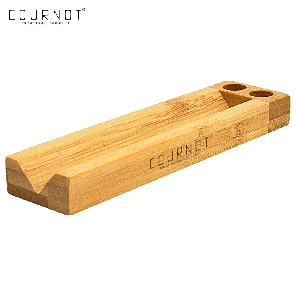 COURNOT Bamboo Rolling Tray Machine With Double Pre-Rolled Cone Holders For King Size Rolling Papers Tray Tools 
COURNOT Bamboo Rolling Tray Machine With Double Pre-Rolled Cone Holders For King Size Rolling Papers Tray Tools