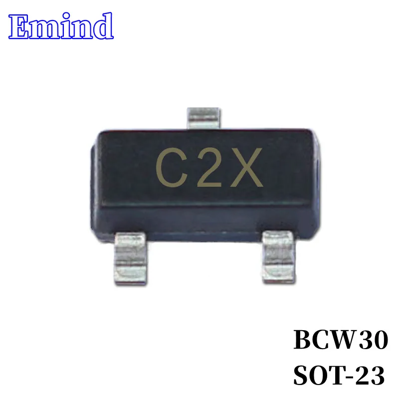 200/500/1000/2000/3000Pcs BCW30 SMD Transistor SOT-23 Footprint C2X Silkscreen PNP Type 32V/200mA Bipolar Amplifier Transistor
200/500/1000/2000/3000Pcs BCW30 SMD Transistor SOT-23 Footprint C2X Silkscreen PNP Type 32V/200mA Bipolar Amplifier Transistor