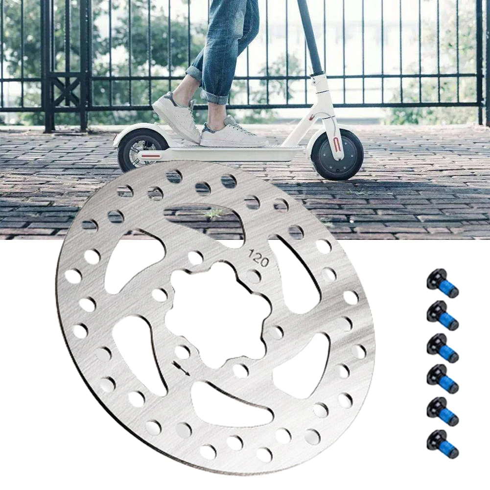 120mm 6 Holes Brake Disc Rotor W/Screws For X Iaomi-Pro/Pro2 Electric Scooter Scooter Mountain Road Bicycle Parts
120mm 6 Holes Brake Disc Rotor W/Screws For X Iaomi-Pro/Pro2 Electric Scooter Scooter Mountain Road Bicycle Parts