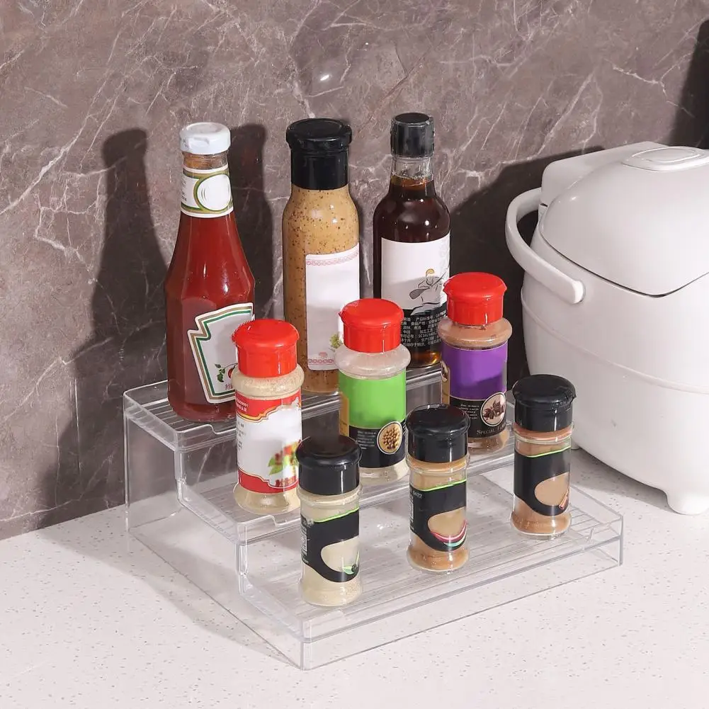 Storage Shelf for Kitchen Space-saving Transparent Acrylic Spice Rack Organize Kitchen with A Layered Storage Shelf for Tidy 
Storage Shelf for Kitchen Space-saving Transparent Acrylic Spice Rack Organize Kitchen with A Layered Storage Shelf for Tidy