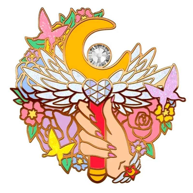 Anime Magical Girl Venus Wand Brooch Enamel Pin Brooches Metal Badges Lapel Pins Denim Jacket Jewelry Accessories Gifts
Anime Magical Girl Venus Wand Brooch Enamel Pin Brooches Metal Badges Lapel Pins Denim Jacket Jewelry Accessories Gifts