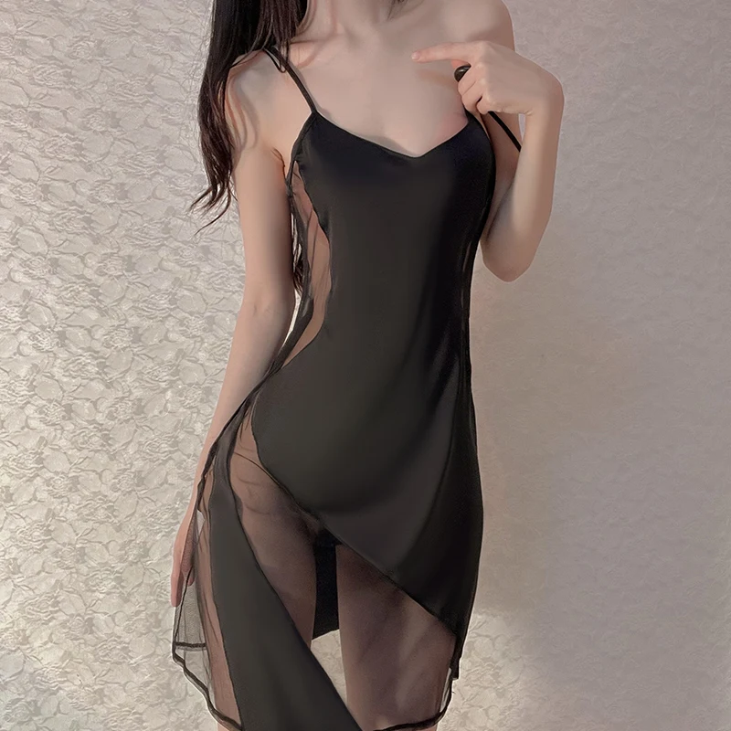 Sexy Sleepwear Sleeping Dress Women Satin Nightgown Soft Nightwear Camisole Lingerie Backless Night Gowns Sleep Tops 2022
Sexy Sleepwear Sleeping Dress Women Satin Nightgown Soft Nightwear Camisole Lingerie Backless Night Gowns Sleep Tops 2022
