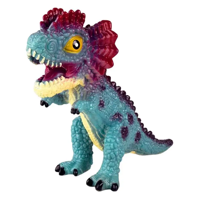 

Модель динозавра, игрушки, реалистичные игрушки дилофозавр, коллекционная развивающая игрушка с зажимом, звуковечерние ринка, сувениры, подарок на день рождения