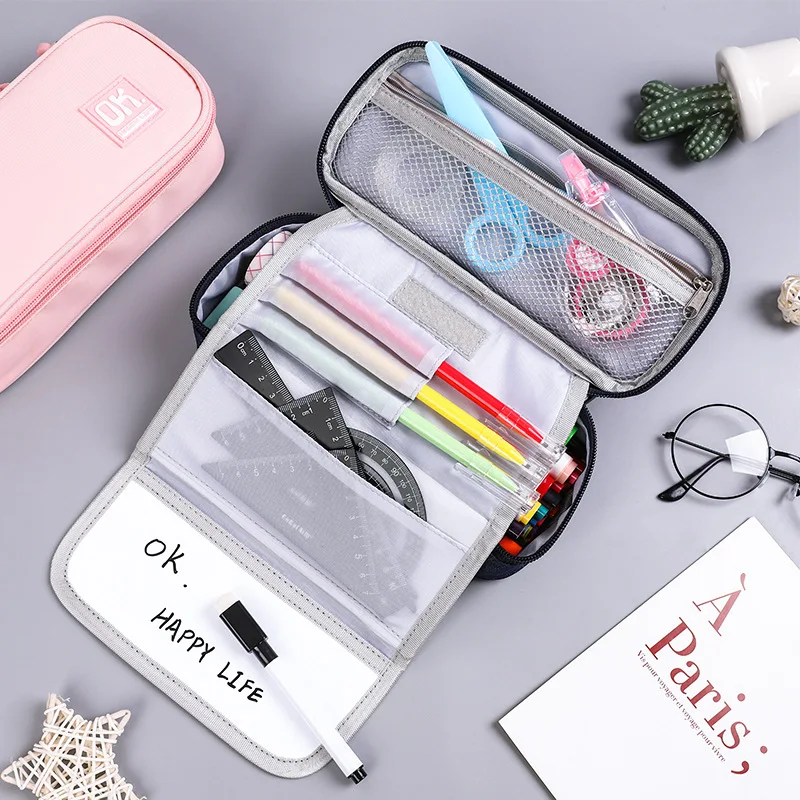 Creative Multifunctional Large Capacity Pencil Case for School Students Stationery Box Simple Boy and Girl Gift Pencil Pouch
Creative Multifunctional Large Capacity Pencil Case for School Students Stationery Box Simple Boy and Girl Gift Pencil Pouch