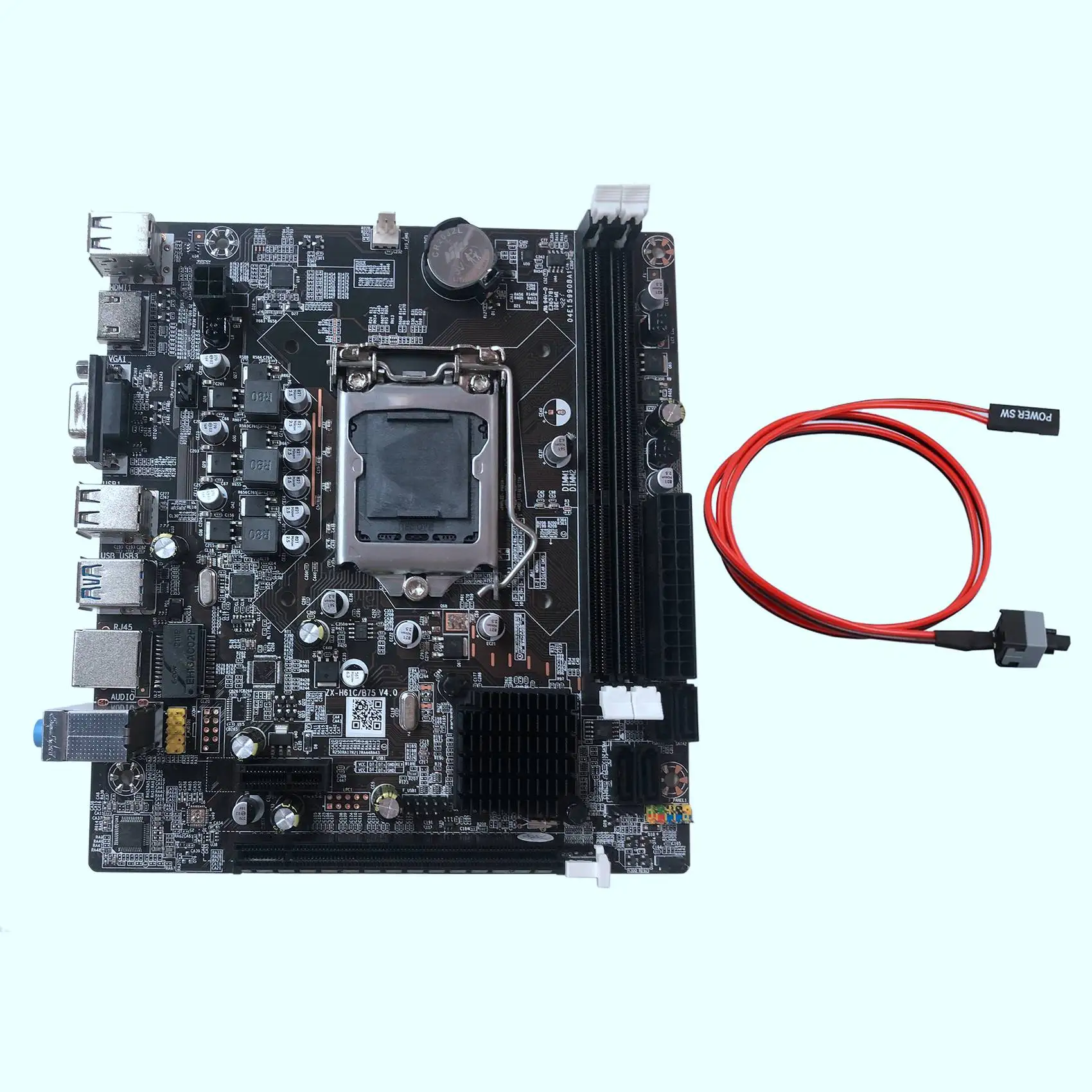 Материнская плата B75 с линией переключения LGA 1155 2XDDR3 1066/1333/1600 МГц ОЗУ USB3.0 SATA3.0 материнская плата для процессора I3 I5 I7
Материнская плата B75 с линией переключения LGA 1155 2XDDR3 1066/1333/1600 МГц ОЗУ USB3.0 SATA3.0 материнская плата для процессора I3 I5 I7