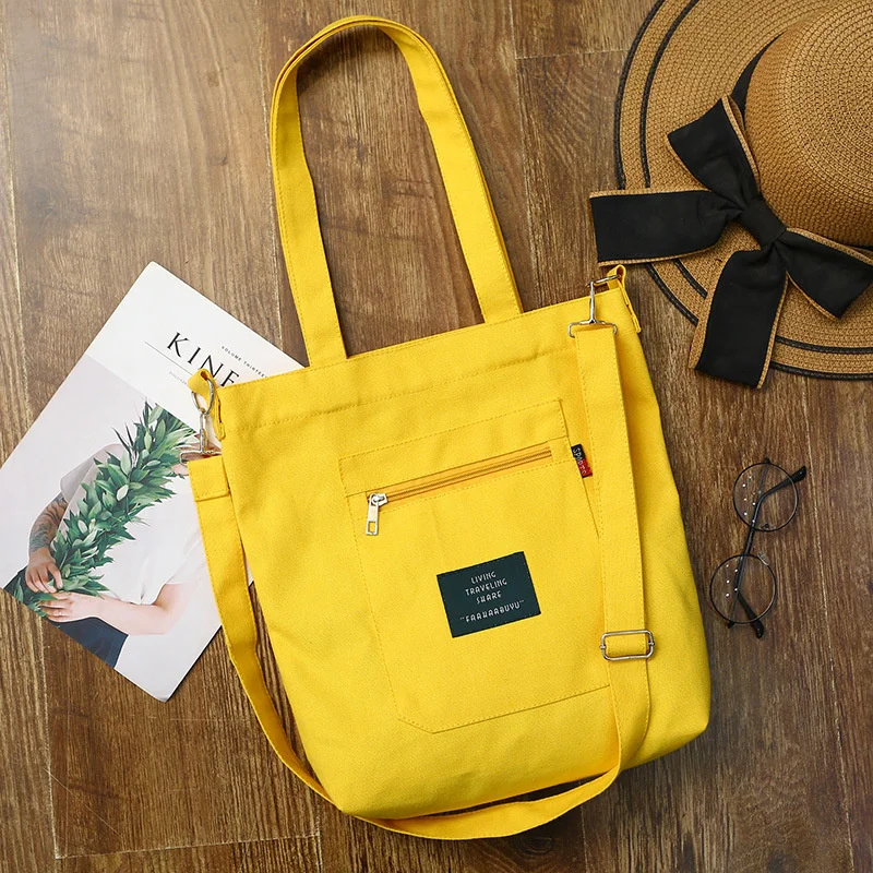 Soft Canvas Bag Large Capacity Women Shopping Bag Casual Hasp Ladies One Shoulder Tote Bags Fashion Zipper Women Handbags
Soft Canvas Bag Large Capacity Women Shopping Bag Casual Hasp Ladies One Shoulder Tote Bags Fashion Zipper Women Handbags