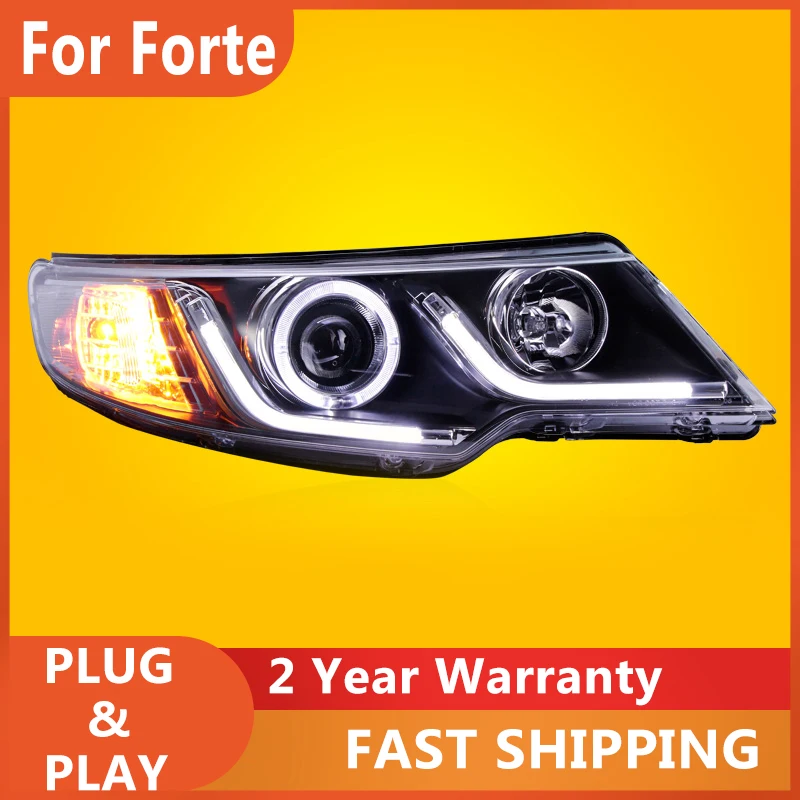 ALL LED Head Lamps For KIA Forte 2009-2013 LED DRL Running Light LED Low/High Beam HID Turn Signal Light Assembly
ALL LED Head Lamps For KIA Forte 2009-2013 LED DRL Running Light LED Low/High Beam HID Turn Signal Light Assembly