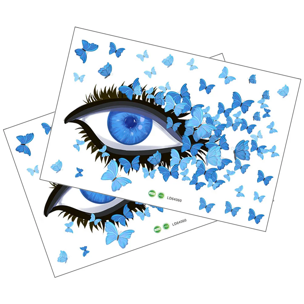 2pcs Eye and Butterflies Decorative Decals Wall Stickers Self-adhesive Wall Stickers
2pcs Eye and Butterflies Decorative Decals Wall Stickers Self-adhesive Wall Stickers