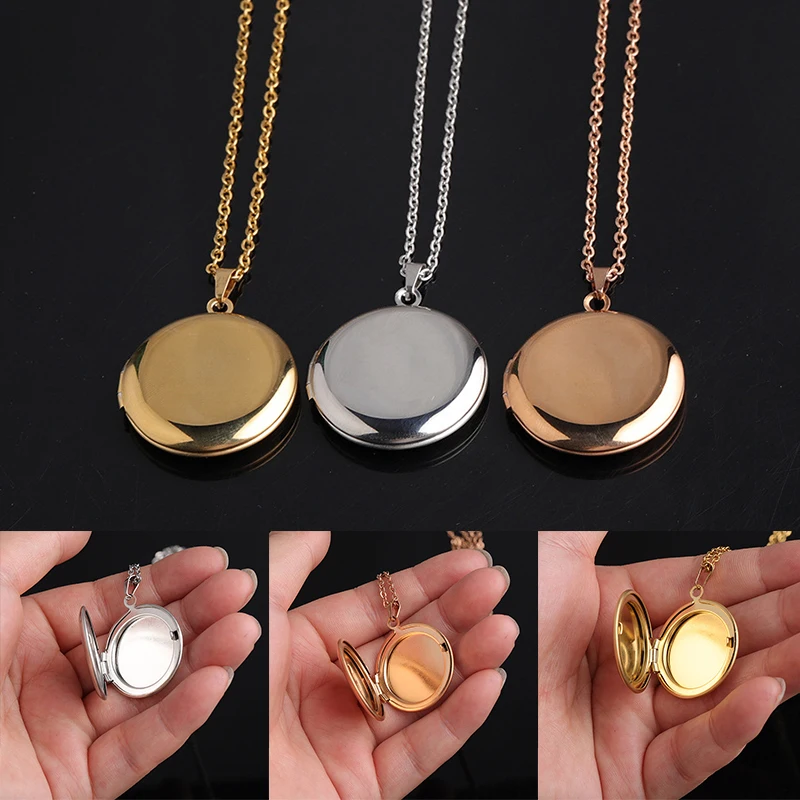 1PC Round DIY Photo Frame Pendant Necklace for Women Mirror Polish Stainless Steel Locket Pendant Necklace Couple Gift Jewelry
1PC Round DIY Photo Frame Pendant Necklace for Women Mirror Polish Stainless Steel Locket Pendant Necklace Couple Gift Jewelry