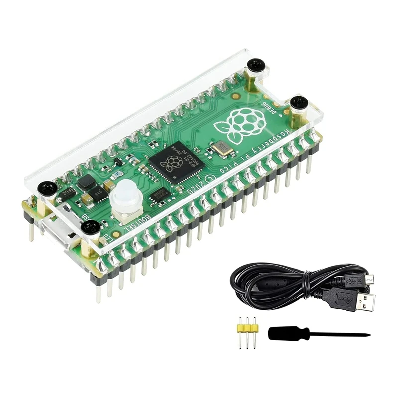 Акриловый чехол Waveshare для Raspberry Pi Pico, с предварительно припаянным разъемом, чип RP2040
Акриловый чехол Waveshare для Raspberry Pi Pico, с предварительно припаянным разъемом, чип RP2040
