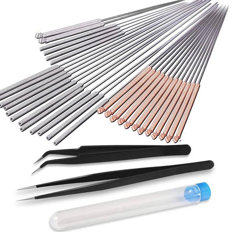 For Most 3D Printer Nozzle Cleaning Kits, with 0.15/0.25/0.35/0.4/0.5mm Nozzle Cleaning Needle, Straight/Angled Tweezers
For Most 3D Printer Nozzle Cleaning Kits, with 0.15/0.25/0.35/0.4/0.5mm Nozzle Cleaning Needle, Straight/Angled Tweezers