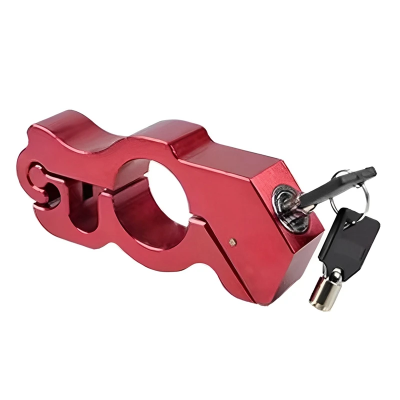 Motorcycle Lock, Handlebar Lock With 2 Keys, Anti Theft Motorcycle Brake Lock Replacement For Motorcycle Bike ATV Scooter - Red
Motorcycle Lock, Handlebar Lock With 2 Keys, Anti Theft Motorcycle Brake Lock Replacement For Motorcycle Bike ATV Scooter - Red