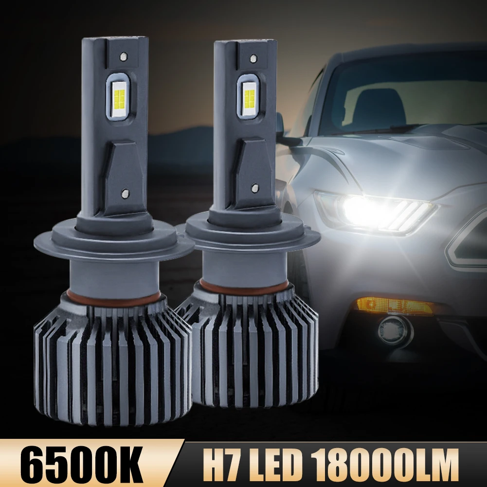 2PCS 18000LM H7 Car LED canbus Bulb Headlights 9005/H1/H4/H11/9006 120W High Power 6500K Fast Heat Dissipation Headlamp Kit
2PCS 18000LM H7 Car LED canbus Bulb Headlights 9005/H1/H4/H11/9006 120W High Power 6500K Fast Heat Dissipation Headlamp Kit