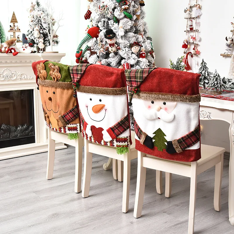 New Christmas Decoration Supplies Europe and The United States Decoration Home Decoration Santa Claus Cartoon Chair Cover
New Christmas Decoration Supplies Europe and The United States Decoration Home Decoration Santa Claus Cartoon Chair Cover