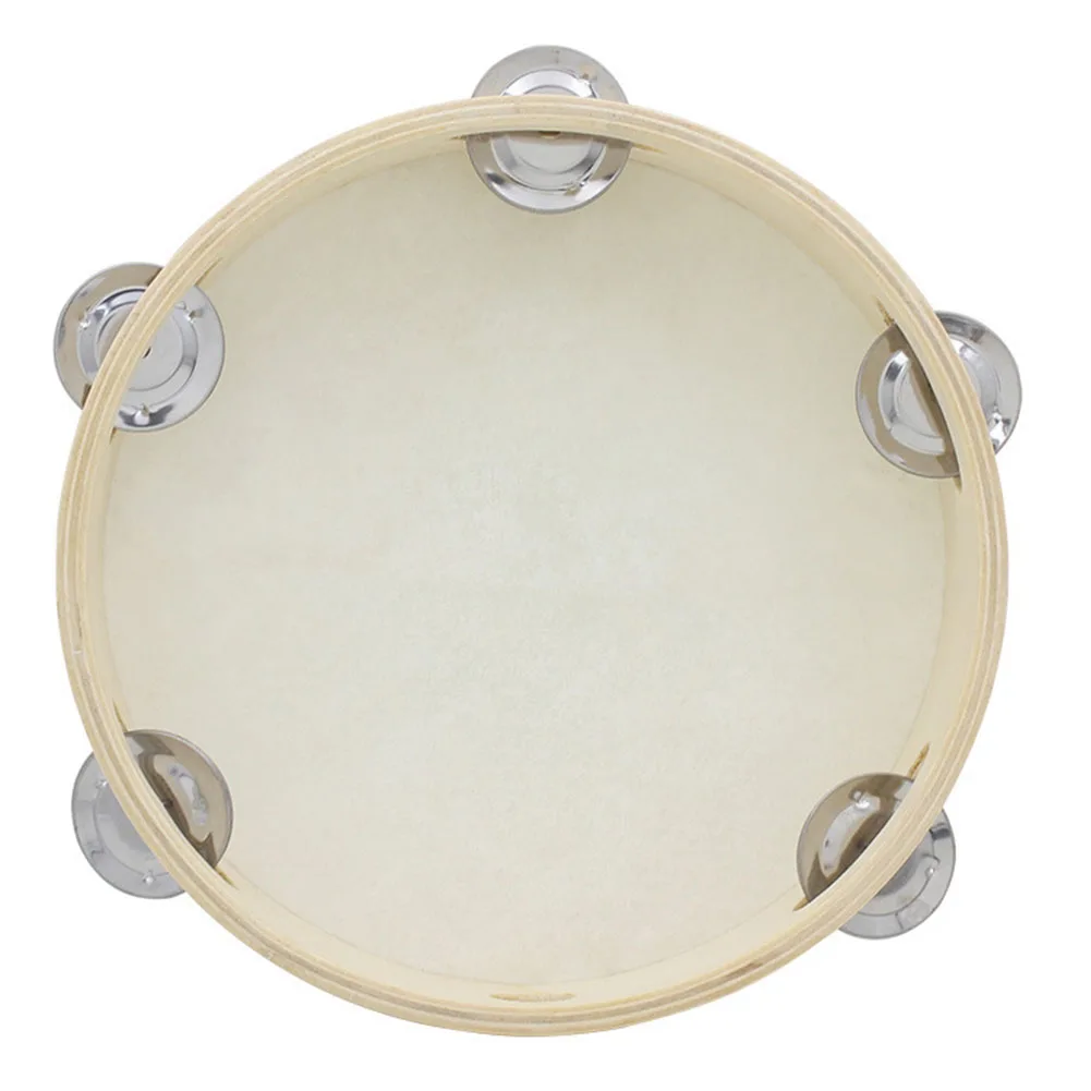 8" Hand Held Tambourine Drum Bell Birch Metal Jingles Percussion Musical Educational Instrument For KTV Party Kids Games
8" Hand Held Tambourine Drum Bell Birch Metal Jingles Percussion Musical Educational Instrument For KTV Party Kids Games
