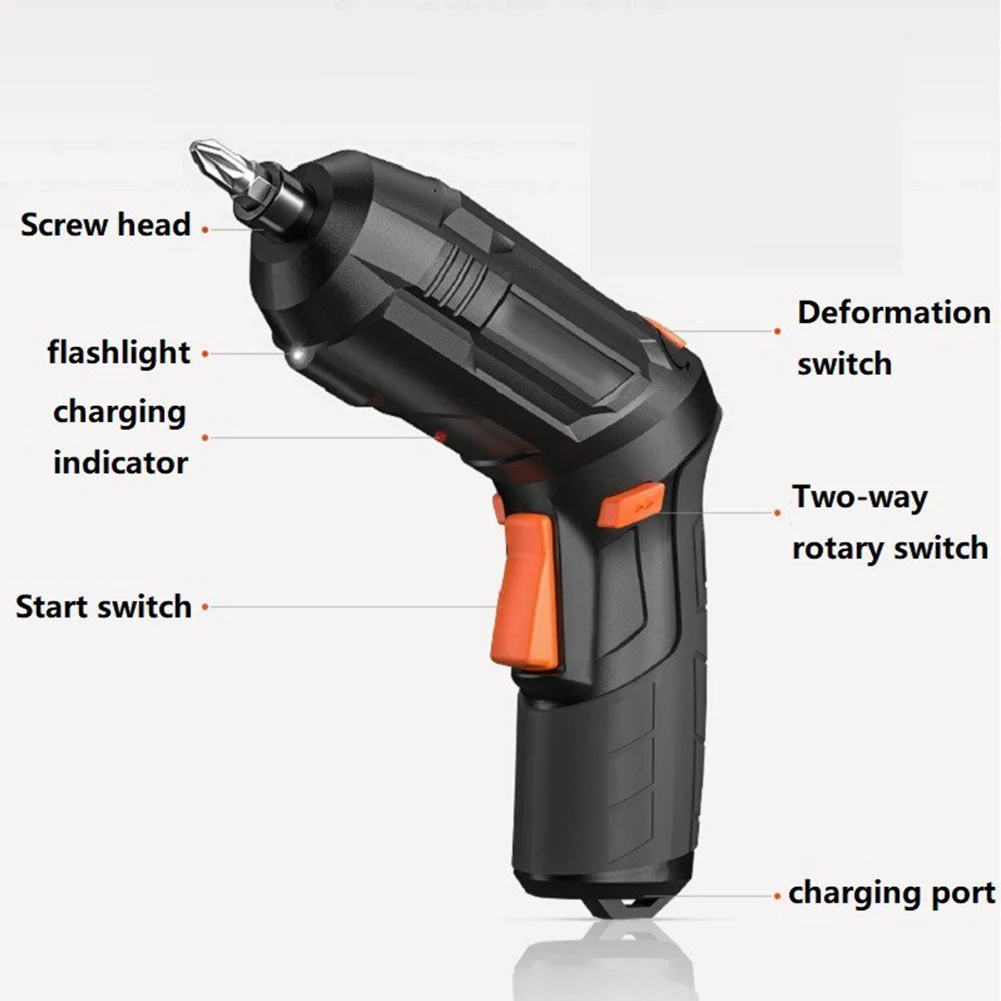 Multi-function Screwdriver 4.2V Electric Screwdriver For Bookshelf Installation Computer Host Assembly Desk Power Tools
Multi-function Screwdriver 4.2V Electric Screwdriver For Bookshelf Installation Computer Host Assembly Desk Power Tools
