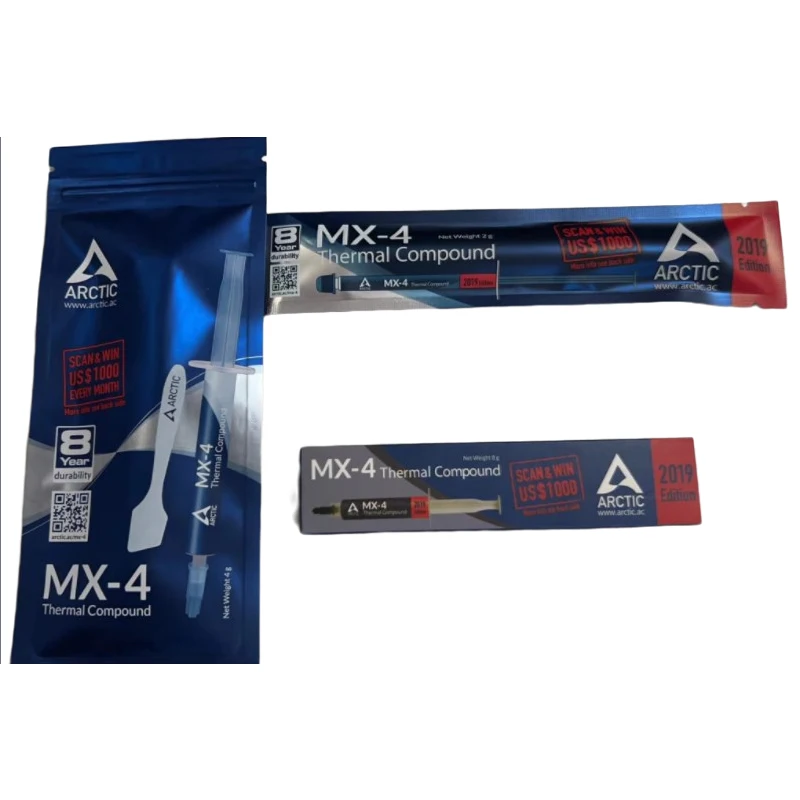 

ARCTIC Thermal Compound Conductive MX-4 2/4/8g MX4 Grease Paste Silicone Plaster Heat Sink for CPU GPU Chipset Notebook Cooling