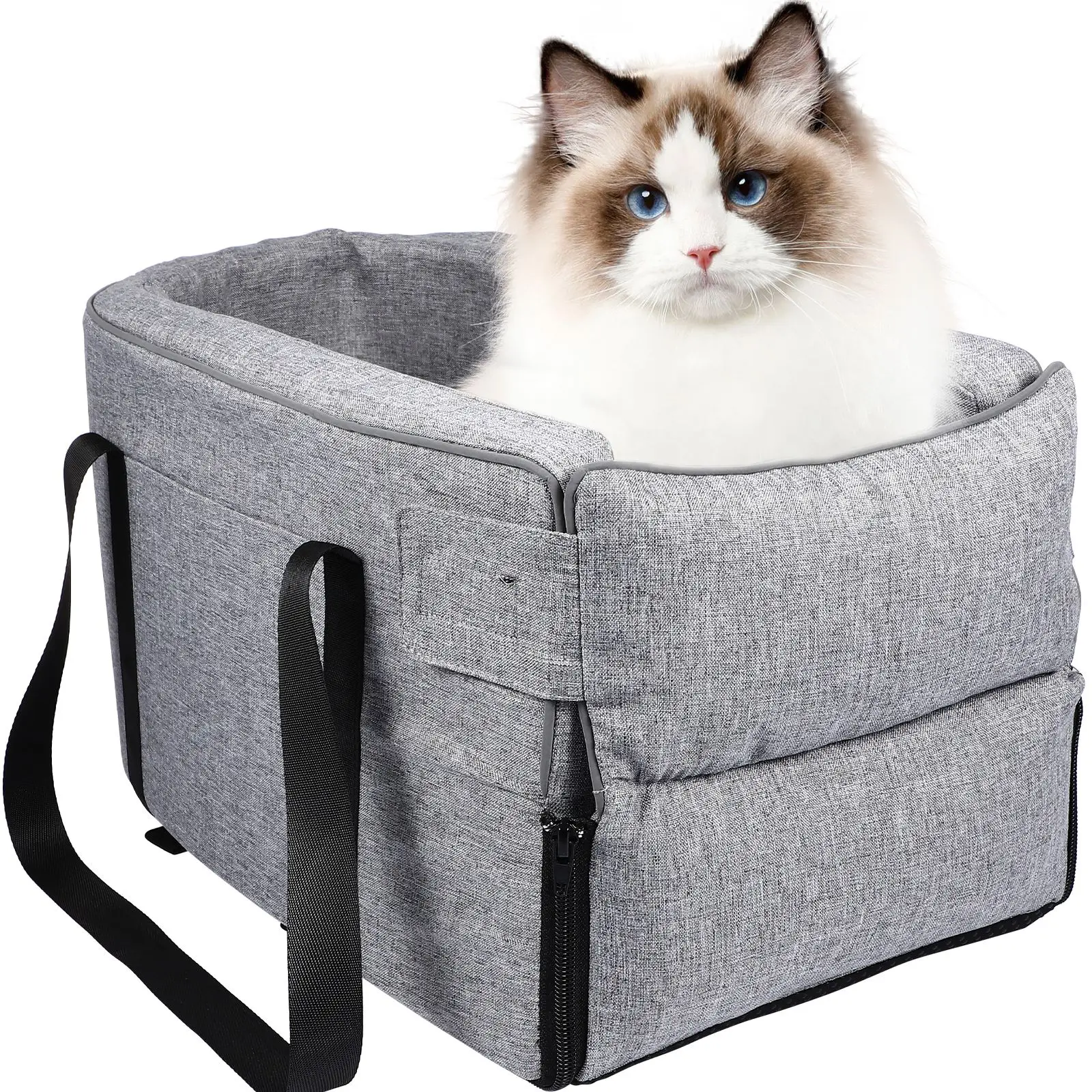 Pet Dog Car Seat with Handles Pet Car Booster Seat for Armrest Center Console Travel Accessory
Pet Dog Car Seat with Handles Pet Car Booster Seat for Armrest Center Console Travel Accessory