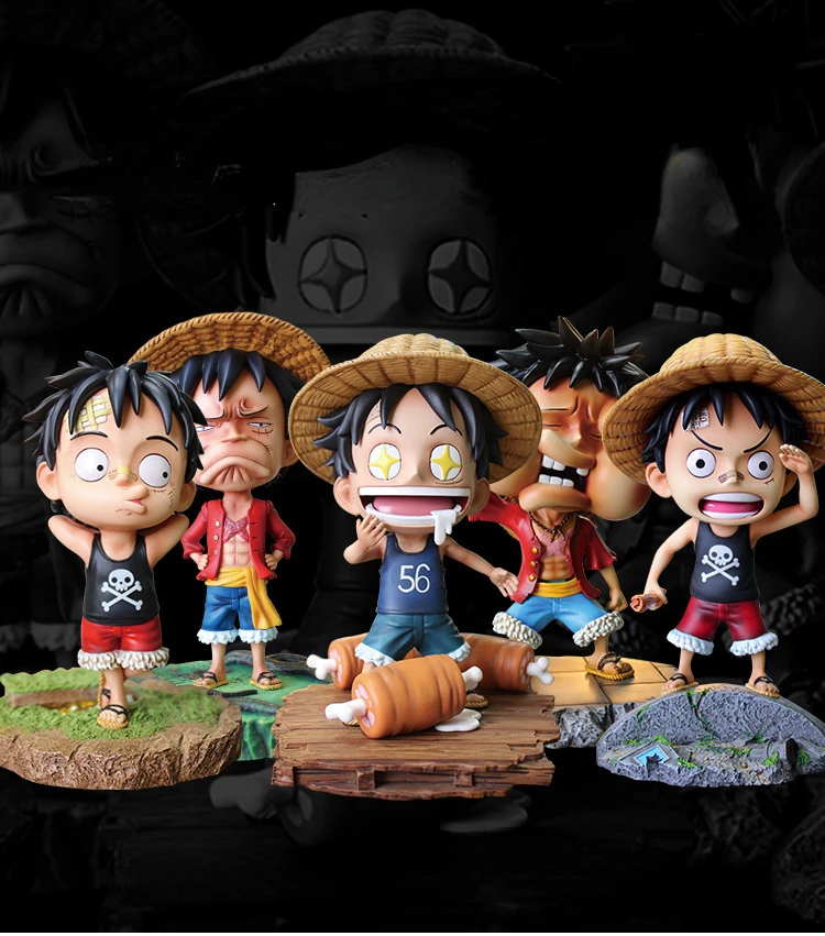About 15cmone piece childhood monkey D. Luffy star eye lying unhappy swollen face Luffy model hand-made gift for birthday
About 15cmone piece childhood monkey D. Luffy star eye lying unhappy swollen face Luffy model hand-made gift for birthday
