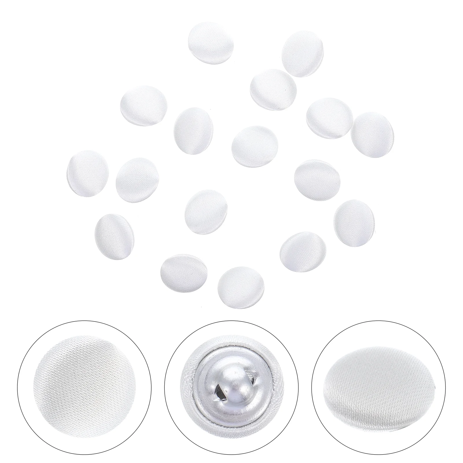 15 Pcs Smooth Satin Button Clothing Buttons Black Suits Gowns Covered DIY Wedding Crafts Trim Tuxedo Dress
15 Pcs Smooth Satin Button Clothing Buttons Black Suits Gowns Covered DIY Wedding Crafts Trim Tuxedo Dress