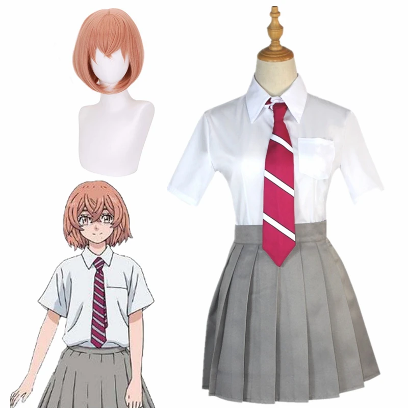 Anime Tokyo Revengers Cosplay Costume Tachibana Hinata Women Girl Short Skirt Sailor JK Uniform Halloween Party Outfit Dress Set
Anime Tokyo Revengers Cosplay Costume Tachibana Hinata Women Girl Short Skirt Sailor JK Uniform Halloween Party Outfit Dress Set