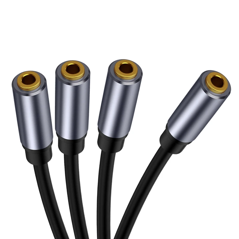 30cm 3.5 to 3x 3.5mm Port Headphone Cable Stereo Adapter Cord 26AWG for PC Computer Tablets
30cm 3.5 to 3x 3.5mm Port Headphone Cable Stereo Adapter Cord 26AWG for PC Computer Tablets