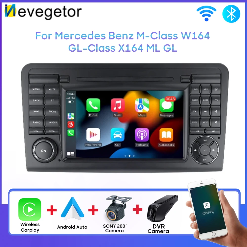 7 Inch Android For Mercedes Benz M-Class W164 GL-Class X164 ML GL Car Multimedia Player 8 Core Stereo Autoradio Wifi DSP RDS
7 Inch Android For Mercedes Benz M-Class W164 GL-Class X164 ML GL Car Multimedia Player 8 Core Stereo Autoradio Wifi DSP RDS