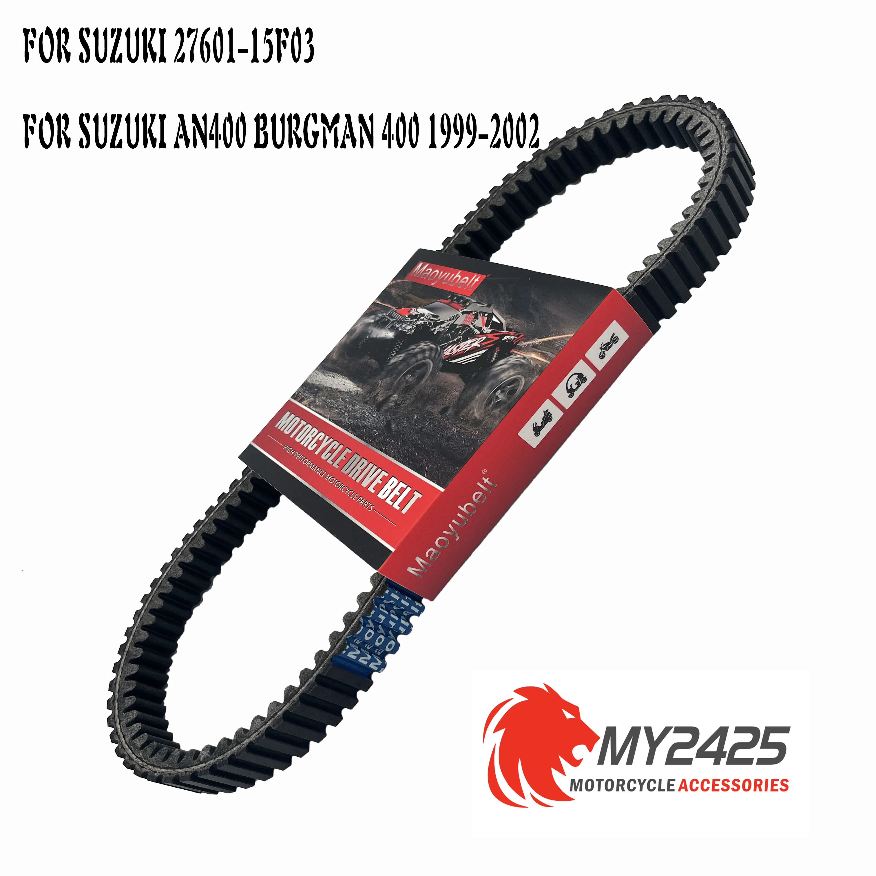 For Suzuki Burgman 400 AN400 1999 - 2002 2000 2001 27601-15F03 Motorcycle Transfer Belt Drive Belt Maoyubelt
For Suzuki Burgman 400 AN400 1999 - 2002 2000 2001 27601-15F03 Motorcycle Transfer Belt Drive Belt Maoyubelt