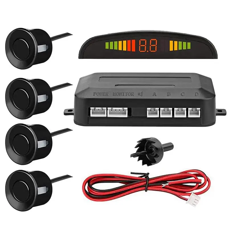 Garage Parking Sensor Car Auto Vehicle Reverse Backup Radar System With 4 Parking Sensors Distance Detection Garage Parking Aid
Garage Parking Sensor Car Auto Vehicle Reverse Backup Radar System With 4 Parking Sensors Distance Detection Garage Parking Aid