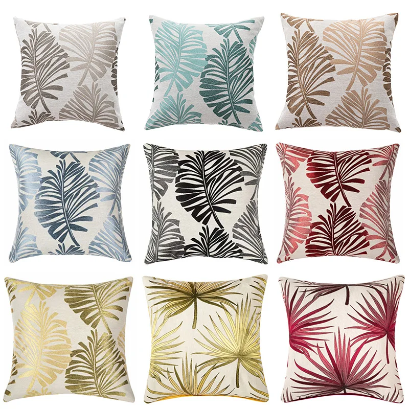 Colorful Leaf Pattern Printing Pillow Case Polyester Peach Skin Double Sided Printing Home Decor Decorative Pillows for Bed
Colorful Leaf Pattern Printing Pillow Case Polyester Peach Skin Double Sided Printing Home Decor Decorative Pillows for Bed
