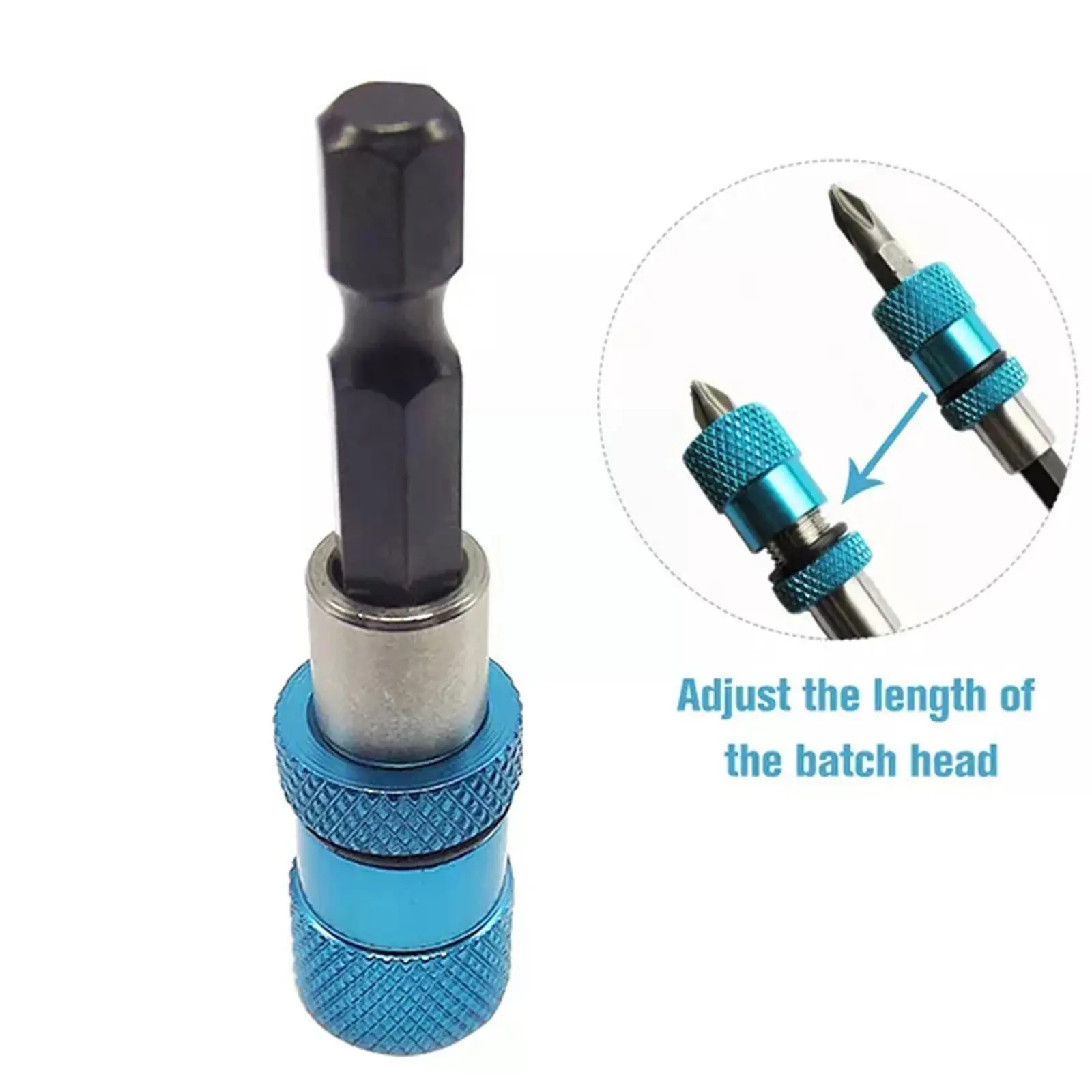 1*magnetic Bit Adjustment Limiter Pivot Drill Bit Holder Bit Magnetic Screwgun Bit Holder Extender Screwdriver Hex Tip Flex P3t5
1*magnetic Bit Adjustment Limiter Pivot Drill Bit Holder Bit Magnetic Screwgun Bit Holder Extender Screwdriver Hex Tip Flex P3t5