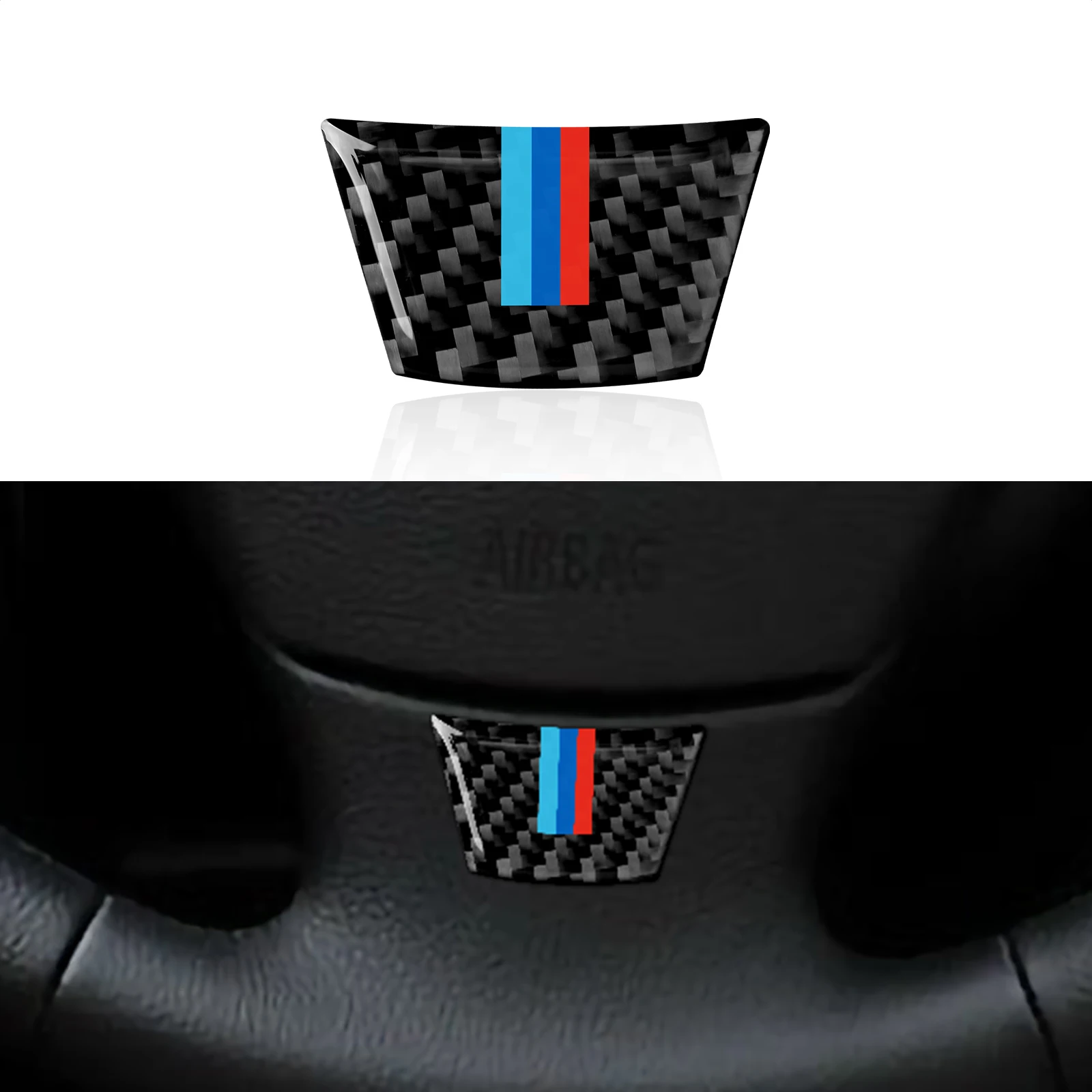 Car Steering Wheel Trim Cover Carbon Sticker Decal Compatible with BMW E90 E91 E92 E93 2005-2012 Interior Accessories
Car Steering Wheel Trim Cover Carbon Sticker Decal Compatible with BMW E90 E91 E92 E93 2005-2012 Interior Accessories