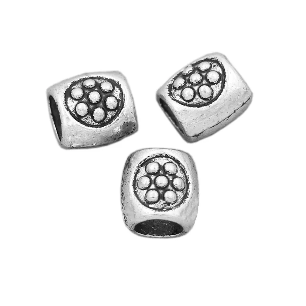 180Pcs Flower Dots Oval Tube Cuentas Bisutería Beads Charm Fashion Jewelry Findings Components Antique Silver Zinc Alloy L1478
180Pcs Flower Dots Oval Tube Cuentas Bisutería Beads Charm Fashion Jewelry Findings Components Antique Silver Zinc Alloy L1478