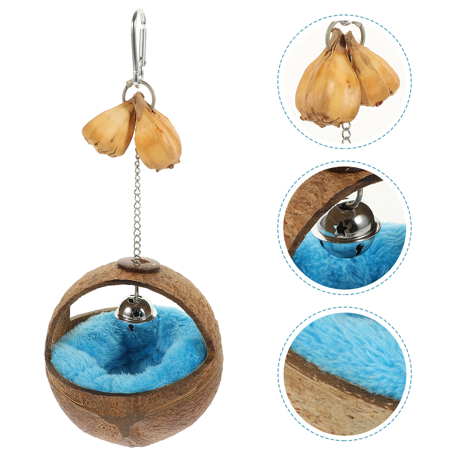 House Birdnesthanging Parrot Birdshide Breeding Hummingbird Birdhouse Parrot Bed Hut Hummingbird Nest Bird Parrot Nest Outdoor
House Birdnesthanging Parrot Birdshide Breeding Hummingbird Birdhouse Parrot Bed Hut Hummingbird Nest Bird Parrot Nest Outdoor