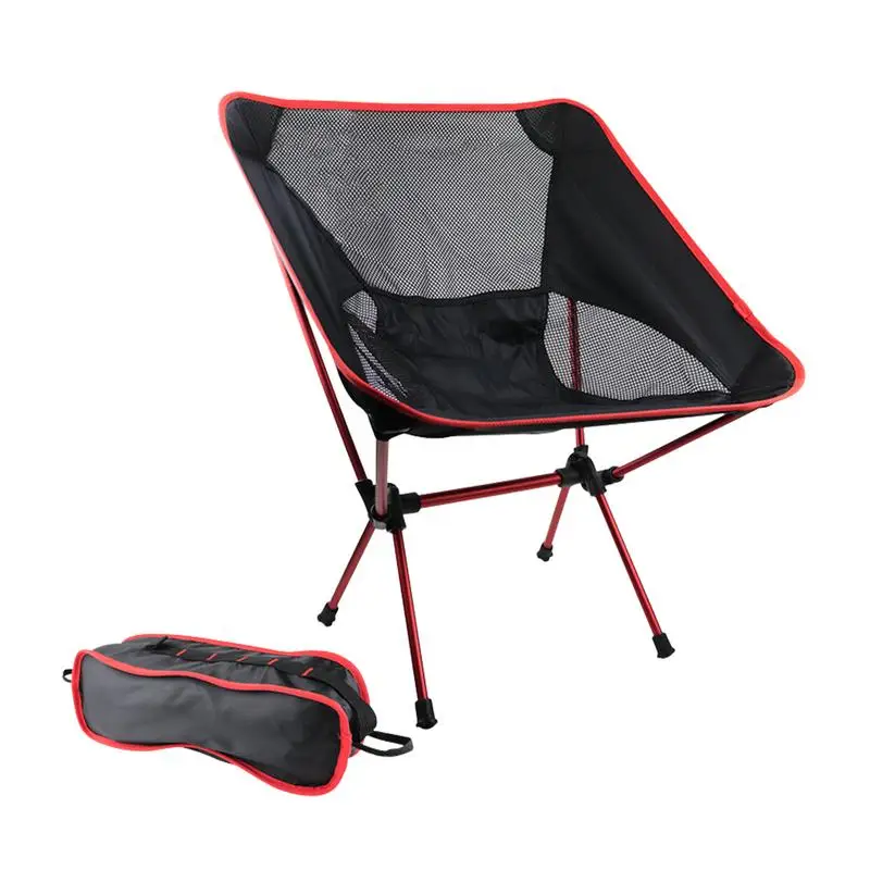 

Folding Camping Chair Outdoor Lawn Chair Foldable Sports Chair Lightweight Fold Up Adult Camp Chairs Ideal For Heavy Duty Beach
