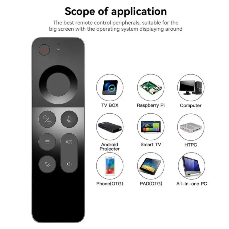 W3 2.4G Wireless Voice Air Mouse Remote Controller Mini Keyboard For Android TV BOX / Windows / Mac OS / Linux Gyroscope Remote
W3 2.4G Wireless Voice Air Mouse Remote Controller Mini Keyboard For Android TV BOX / Windows / Mac OS / Linux Gyroscope Remote