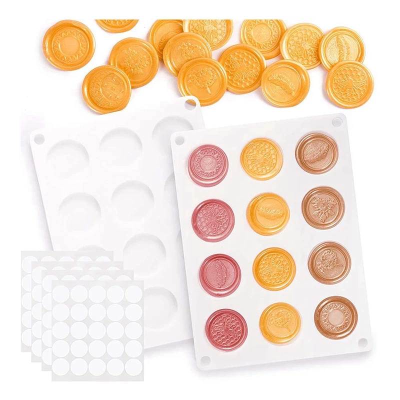 Set Of Two 1.2In Cavity Silicone Wax Stamp Kit Mats For Wax Seal Stamp - Sealing Wax Seals Size For Perfect Wax Seals
Set Of Two 1.2In Cavity Silicone Wax Stamp Kit Mats For Wax Seal Stamp - Sealing Wax Seals Size For Perfect Wax Seals