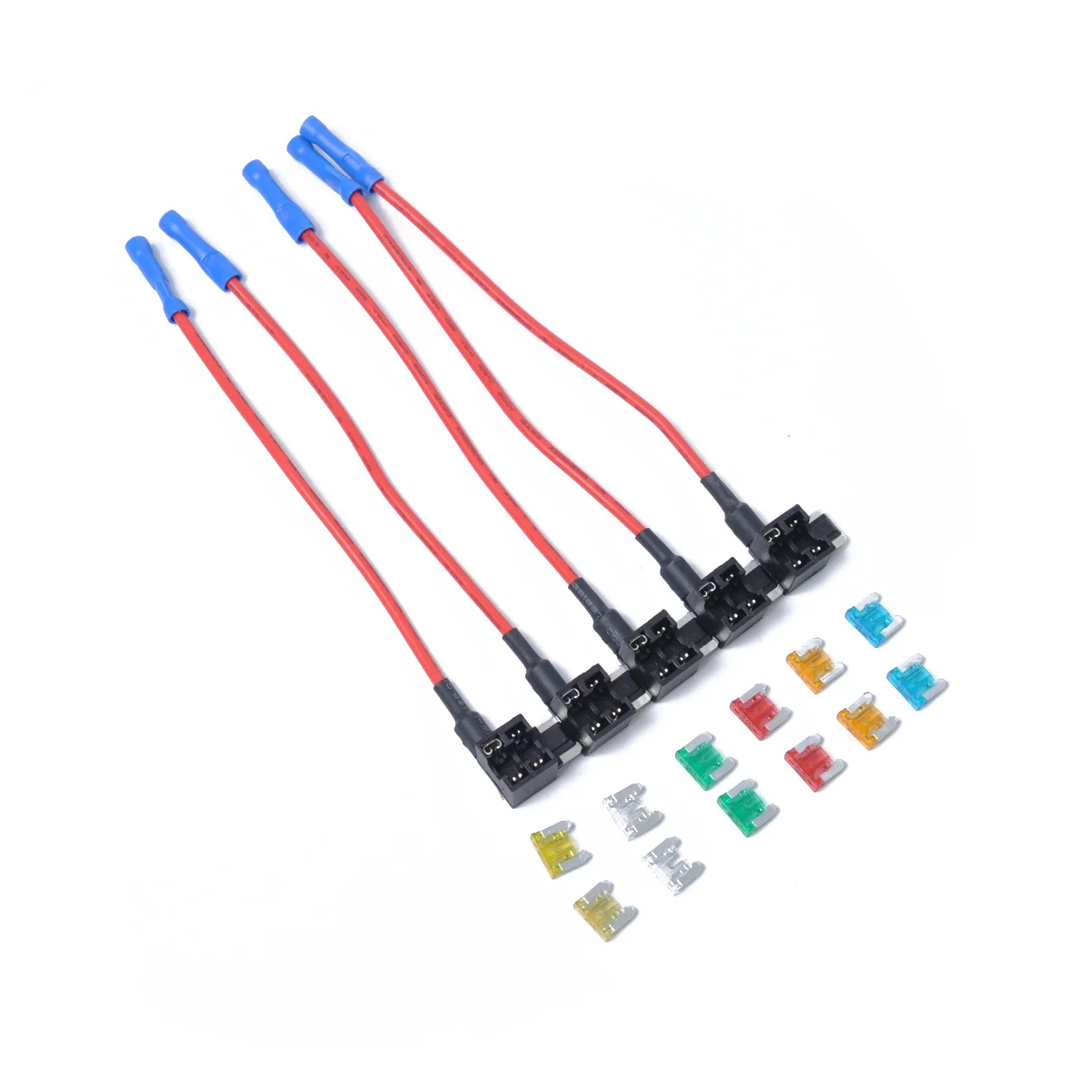 5 PCS 32V Mini Sized Car Fuse Holder Low Profile In-line Fuse Holder with 5A/10A/15A/20A/25A/30A Fuses (Black)
5 PCS 32V Mini Sized Car Fuse Holder Low Profile In-line Fuse Holder with 5A/10A/15A/20A/25A/30A Fuses (Black)