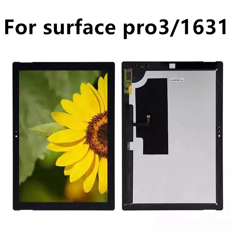 

. LCD For Microsoft Surface Pro 3 Pro3 1631 TOM12H20 V1.1 LTL120QL01 003 LCD Display Touch Screen Digitizer Assembly Replacement