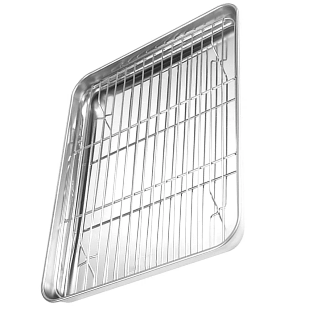 Rack Pan Cooling Bbq Tray Plate Cookies Roasting Baking Racks Cake Grill Oven Cool Wiresmall Drup Oil Steak Bacon Grilling
Rack Pan Cooling Bbq Tray Plate Cookies Roasting Baking Racks Cake Grill Oven Cool Wiresmall Drup Oil Steak Bacon Grilling