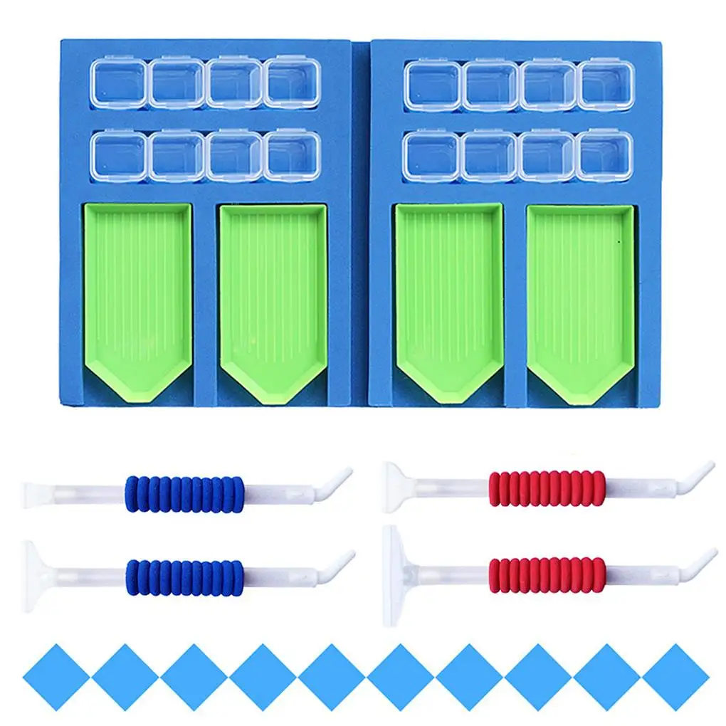 Foldable Tray Kit 5d Diy Diamond Painting Tray Sponge Storage Tool Point Drill Organizer For Cross-Stitch Embroidery Accessories
Foldable Tray Kit 5d Diy Diamond Painting Tray Sponge Storage Tool Point Drill Organizer For Cross-Stitch Embroidery Accessories